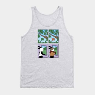 Buni Leaf Peep Tank Top